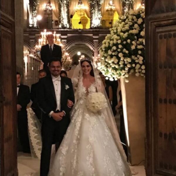 Las fotos de la boda de Ximena Navarrete y Juan Carlos Valladares
